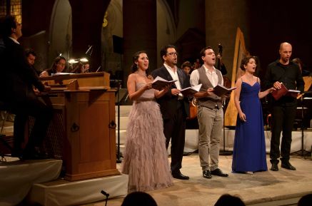 Le concert d'ouverture, Amore Siciliano, par Cappella Mediterranea dirigé par Leonardo García Alarcón.